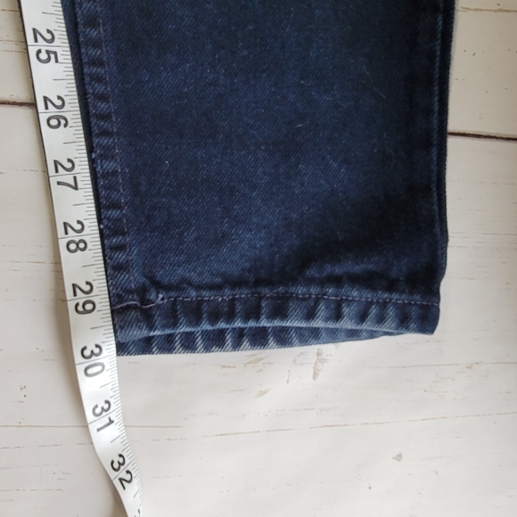 Jordache Dark Blue Wash High Rise Waisted Mom Jeans Tappered Leg Women's Size 12 - Picture 14 of 16